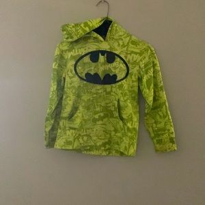 Boys, Batman, comics, hooded sweatshirt, sweater, size 8